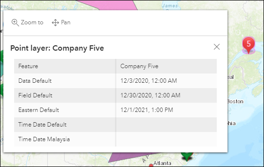 ArcGIS Dashboards 弹出窗口显示了未显示附件。