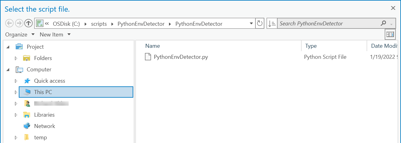 Festlegen eines Skriptspeicherorts für den Zugriff