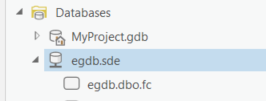 Durchsuchen von Geodatabases in Pro