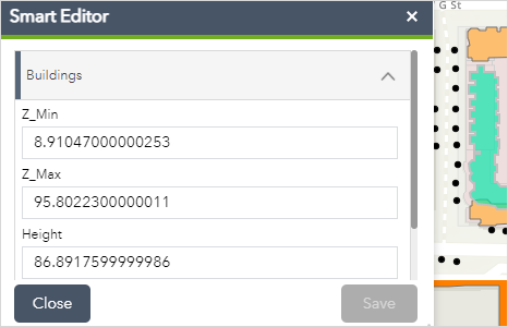 Das ArcGIS Web AppBuilder-Fenster, in dem die Option 