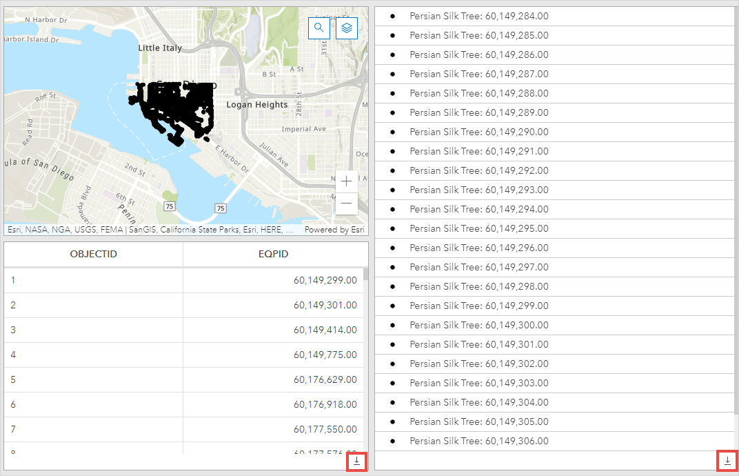 Problem The Download data option is unavailable in ArcGIS Dashboards