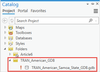 Problem: Unable to view certain files in the Catalog pane in ArcGIS Pro