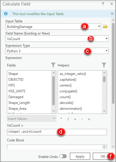 How To: Count the vertices for line or polygon features in ArcGIS Pro
