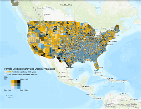 How To: Create a quantitative bivariate map in ArcGIS Pro