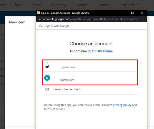 Google Drive im Fenster 