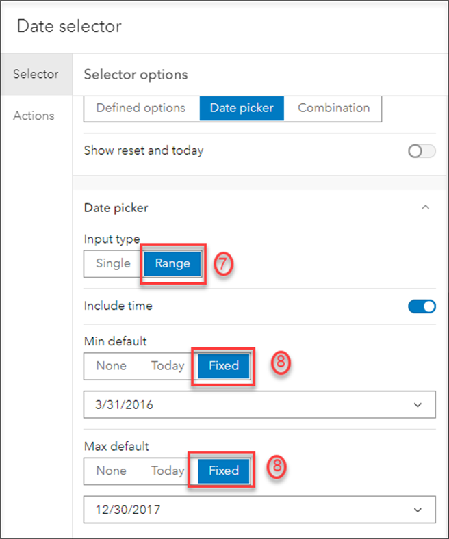 How To Set a date range filter in ArcGIS Dashboards
