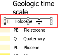 Die Platzierung des erläuternden Textes kann geändert werden.