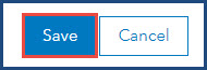The Save button