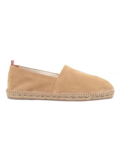 CASTAÃER Tan Suede Pablo Espadrilles, Taupe | ModeSens