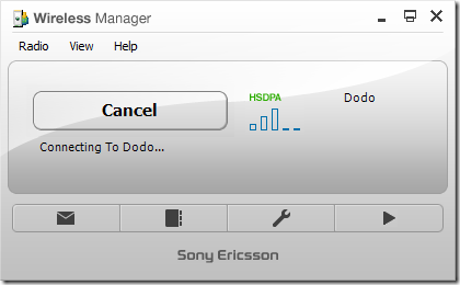 Wireless Manager connecting