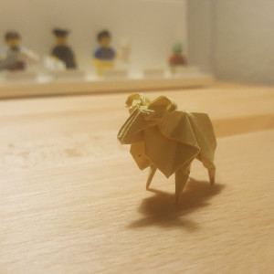 Origami Big Horned Sheep