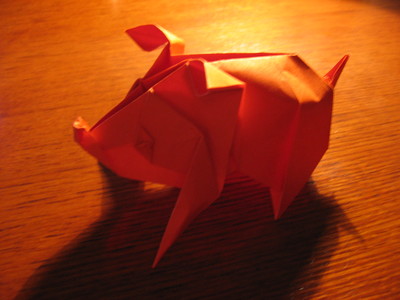 Origami Pig