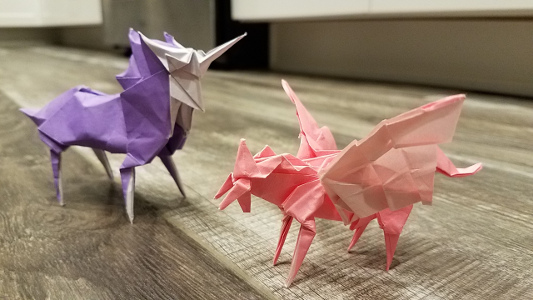 Origami Unicorns