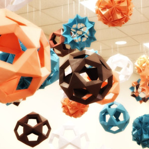Origami Wedding Balls