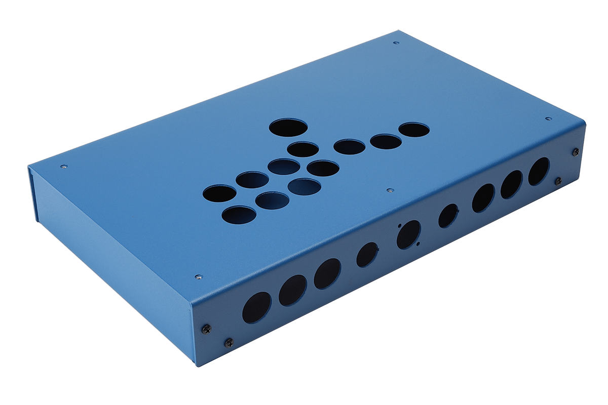 Panzer Fight Stick 3 HitBox - DIY Kit [BLUE SANDTEX]