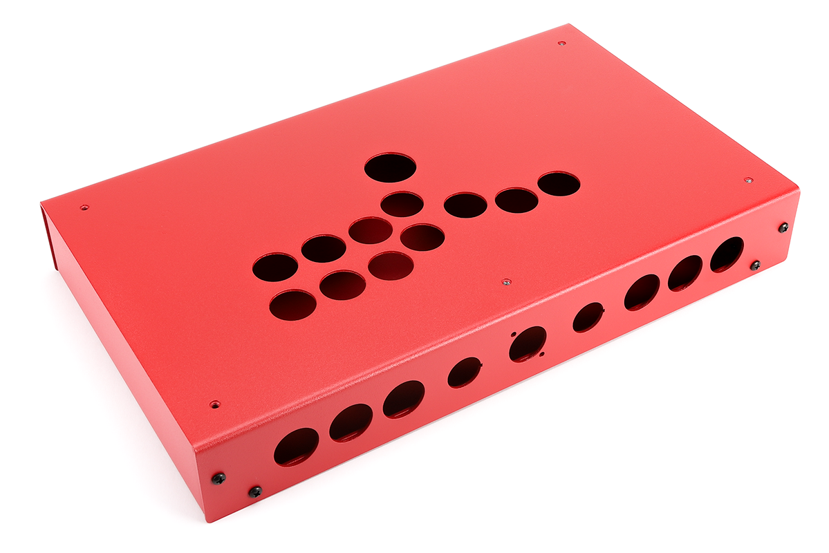 Panzer Fight Stick 3 HitBox - DIY Kit [RED SANDTEX]