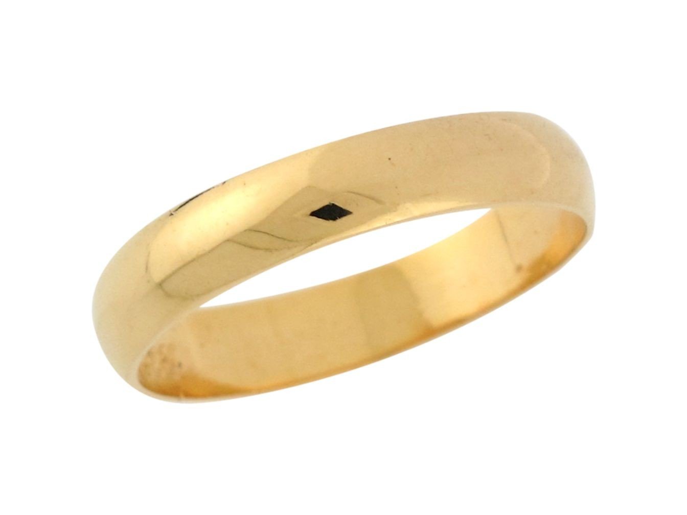 10k Yellow Gold Classic Elegant Classic Plain Ladies Wedding Band 