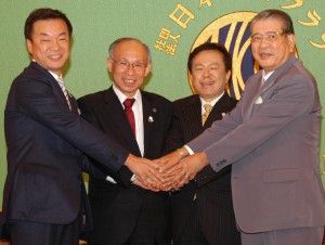  東京都知事選立候補予定者 共同記者会見 写真 3