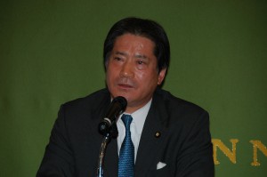  遠藤雄幸・川内村長（震災時の町村会会長）、増子輝彦・民主党副代表（参議院議員、福島県出身） 写真 3