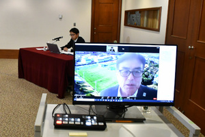 「TOKYO2020+１」(1) 原田宗彦・大阪体育大学学長 写真 2