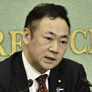 鈴木馨祐法相　会見 写真 2