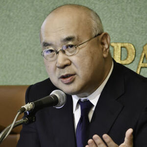 大鳥精司・国立大学病院長会議会長ら 会見 写真 2