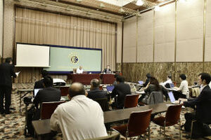 清田明宏・国連パレスチナ難民救済事業機関（UNRWA）保健局長　会見 写真 5