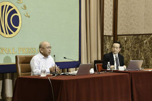 清田明宏・国連パレスチナ難民救済事業機関（UNRWA）保健局長　会見 写真 4