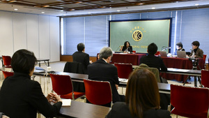 プラミラ・パッテン紛争下の性的暴力担当国連事務総長特別代表　会見 写真 3