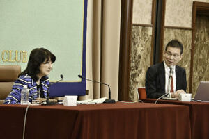 片山さつき財務相　会見 写真 3