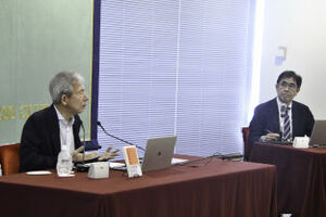 著者と語る『社会保障改革の岐路　信頼のセーフティネットは可能か』宮本太郎・中央大学教授 写真 3