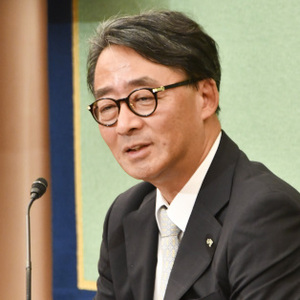 喜㔟陽一・JR東日本代表取締役社長　会見 写真 2