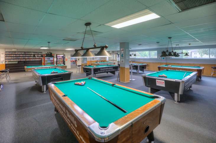 Cascades Job Corps Center pool room