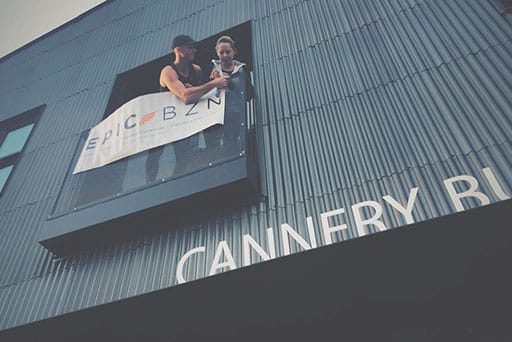 Epic BZN vinyl banner