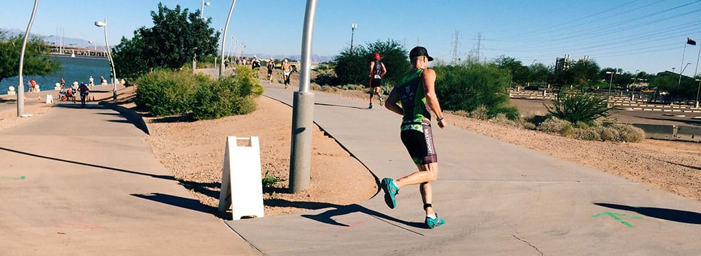 Paul Herberger Ironman Arizona running