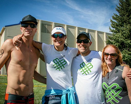 Montana multisport tees at the Montana State University triathlon