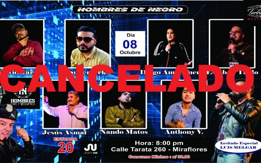Hombres de Negro - Show Stand Up Comedy (CANCELADO)