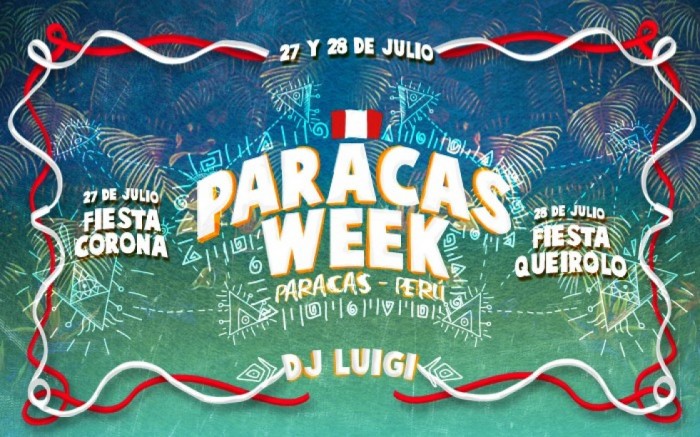 Paracas WEEK - 27 & 28 Julio / / Joinnus