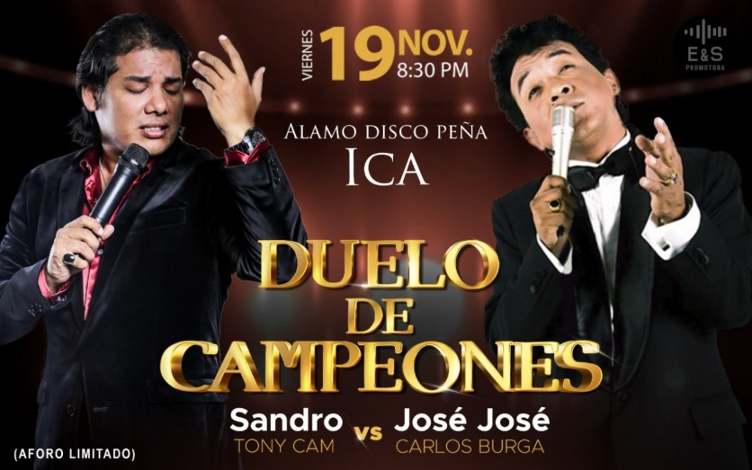 DUELO DE CAMPEONES “SANDRO VS JOSÉ JOSÉ”