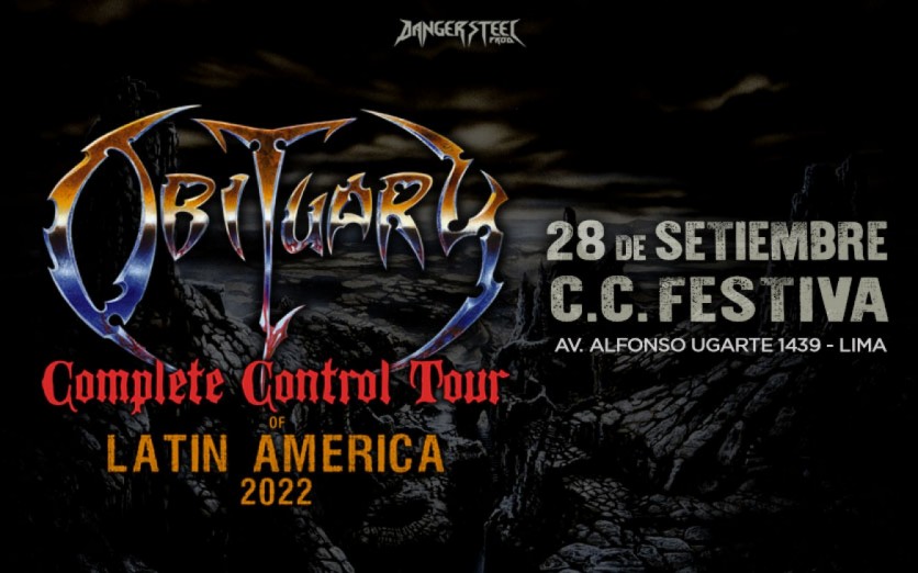 Obituary - Complete Control Tour of Latin America 2022