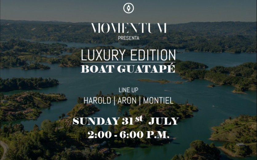 MOMENTUM & MAGNUS XPERIENCE : Party on Boat Guatapé Luxury E