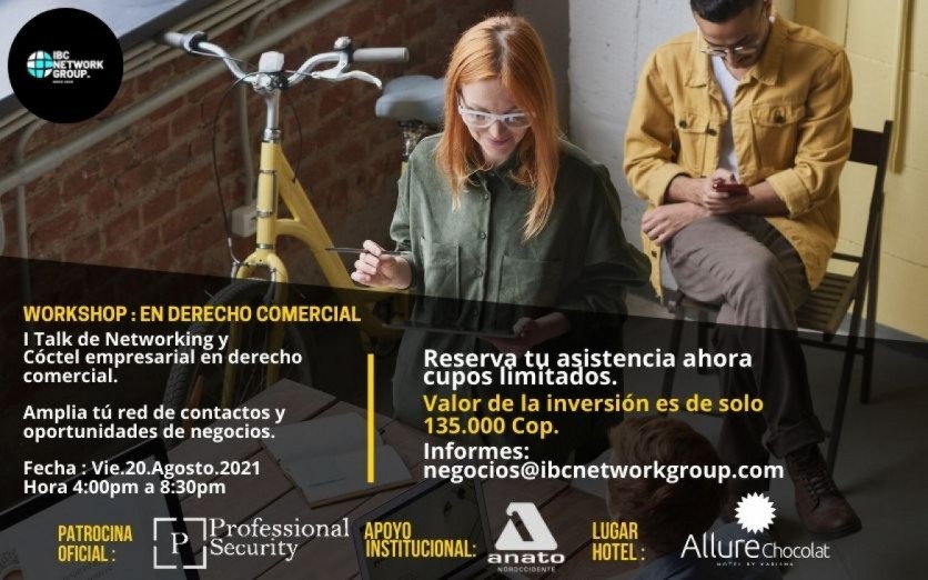WORKSHOP PRESENCIAL : EN DERECHO COMERCIAL PARA START-UP