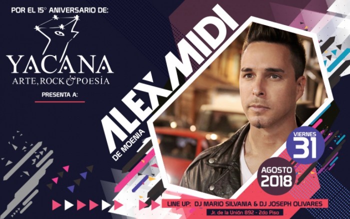 ALEX MIDI (de MOENIA) EN LIMA / / Joinnus