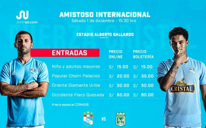 Club Sporting Cristal vs Club Atletico Nacional de Colombia