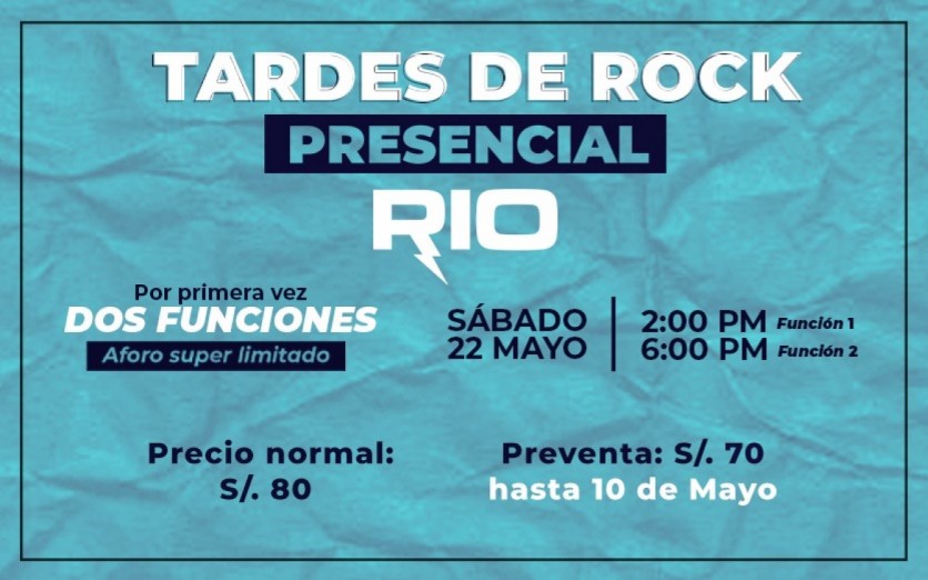 Tardes de Rock - Río en vivo