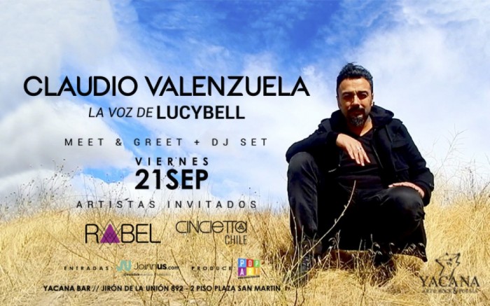 CLAUDIO VALENZUELA (LUCYBELL) EN LIMA / / Joinnus