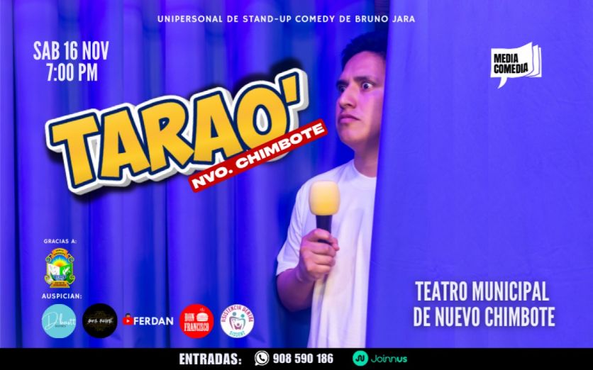 BRUNO JARA - UNIPERSONAL DE STAND-UP " TARAO' " (NVO. CHIMB)