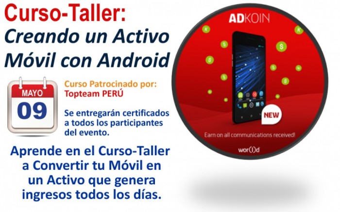 Curso-Taller: Creando un Activo Móvil con Android / / Joinnus