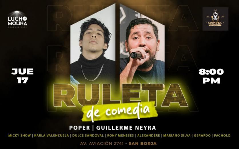 RULETA DE COMEDIA - ENTRADA LIBRE