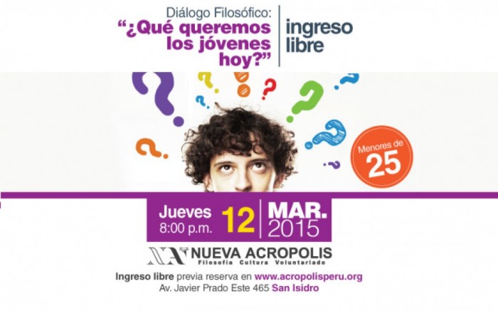 Diálogo Filosófico: ¿Qué queremos los jóvenes hoy?
